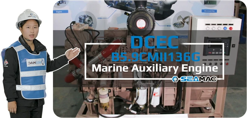 DCEC 6LTAA8.9-GM215 Auxiliary Engine Introduction Video