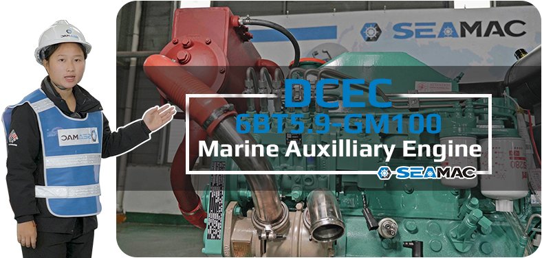 DCEC 6BT5.9-GM100 Auxiliary Engine Introduction Video