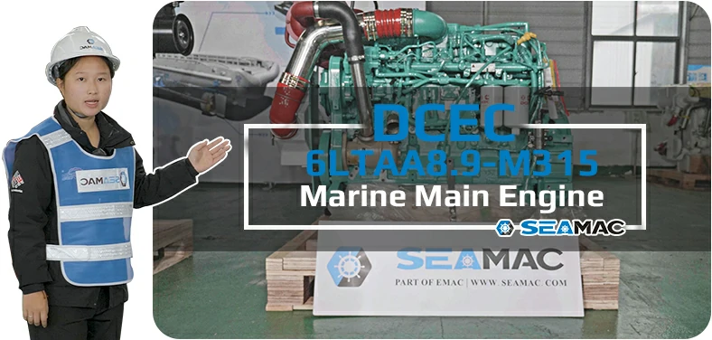 DCEC 6LTAA8.9-M315 Marine Engine Introduction Video