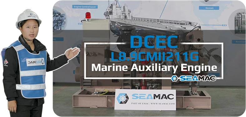 DCEC 6LTAA8.9-GM215 Auxiliary Engine Introduction Video