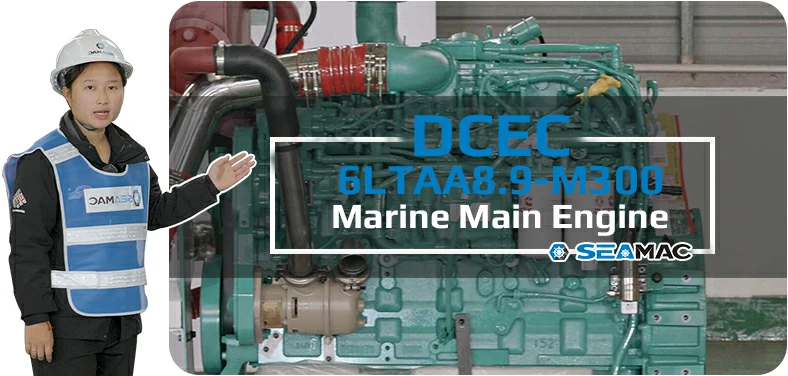 DCEC 6LTAA8.9-M300 Marine Engine Introduction Video