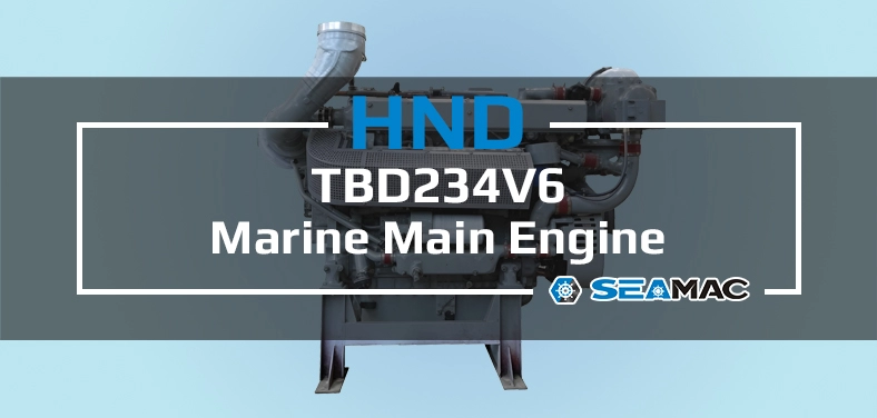 HND Marine Main Engine TBD234/CHD234CR Series TBD234V6 Video