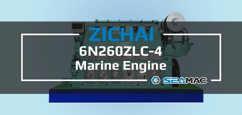 ZICHAI Marine Engine 6N260ZLC Series 6N260ZLC-4 Video