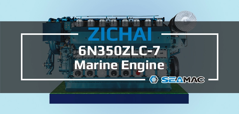 ZICHAI Marine Engine 6N350ZLC Series 6N350ZLC-7 Video