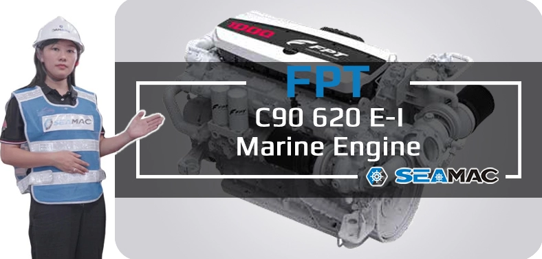 FPT Marine Engine C Series C90 620 E-I Video