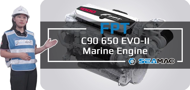 FPT Marine Engine C Series C90 650 EVO-II Video