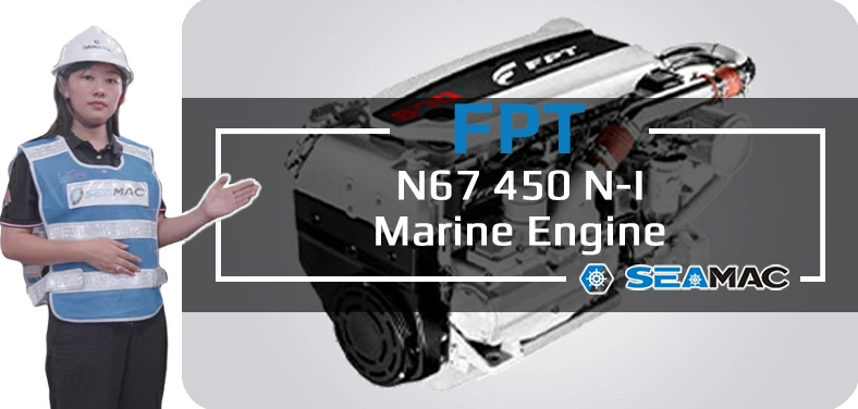 FPT Marine Engine N Series N67 450 N-I Video
