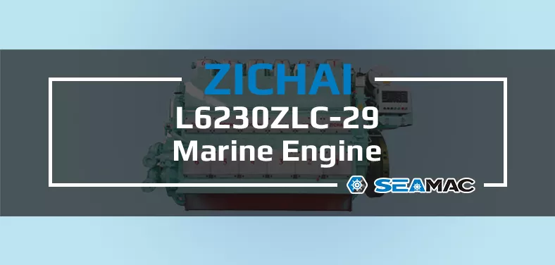 ZICHAI Marine L6230ZLC-29 Engine Video