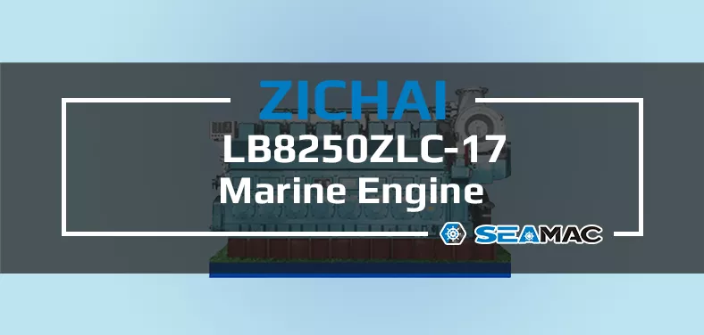 ZICHAI Marine LB8250ZLC-17 Engine Video