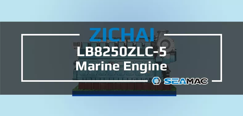 ZICHAI Marine LB8250ZLC-5 Engine Video