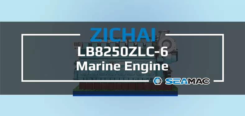 ZICHAI Marine LB8250ZLC-6 Engine Video