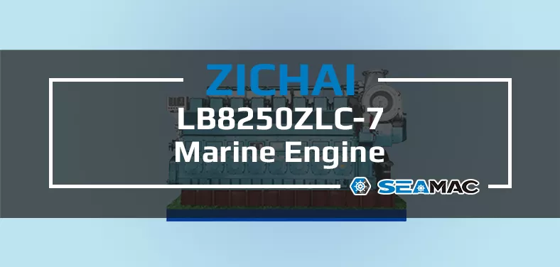 ZICHAI Marine LB8250ZLC-7 Engine Video