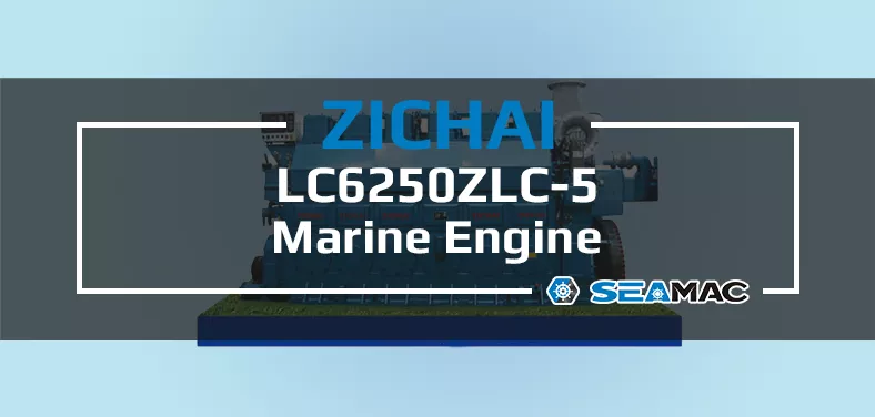 ZICHAI Marine LC6250ZLC-5 Engine Video