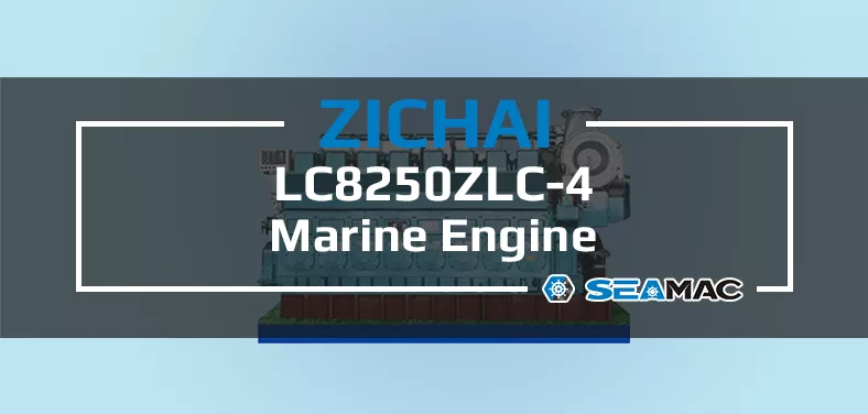 ZICHAI Marine LC8250ZLC-4 Engine Video