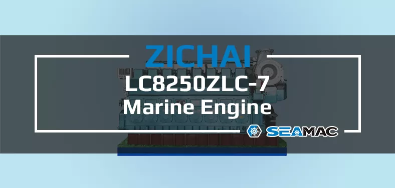 ZICHAI Marine LC8250ZLC-7 Engine Video