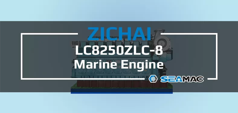 ZICHAI Marine LC8250ZLC-8 Engine Video